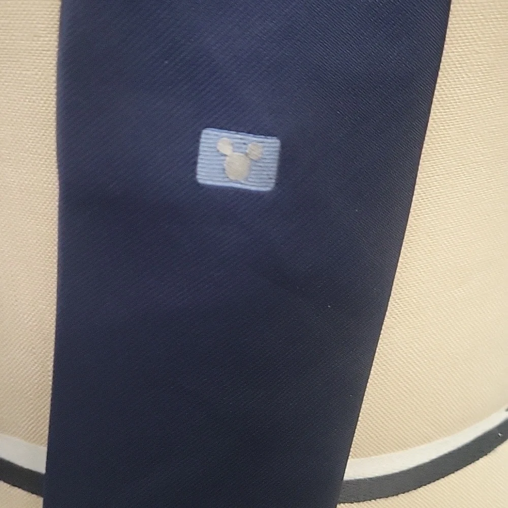 The President Disney Vintage Navy Blue Tie